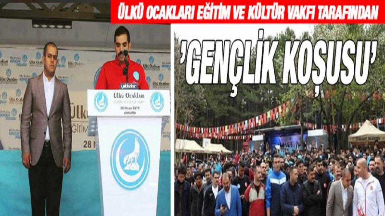 Ülkü Ocakları, Eymir Gölü'nde 'Gençlik Koşusu' gerçekleştirdi