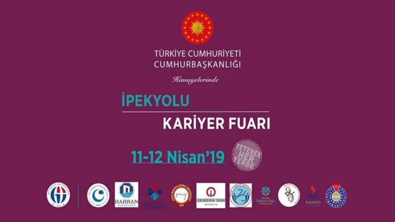 Gaziantep'te İpekyolu Kariyer Fuarı düzenlenecek