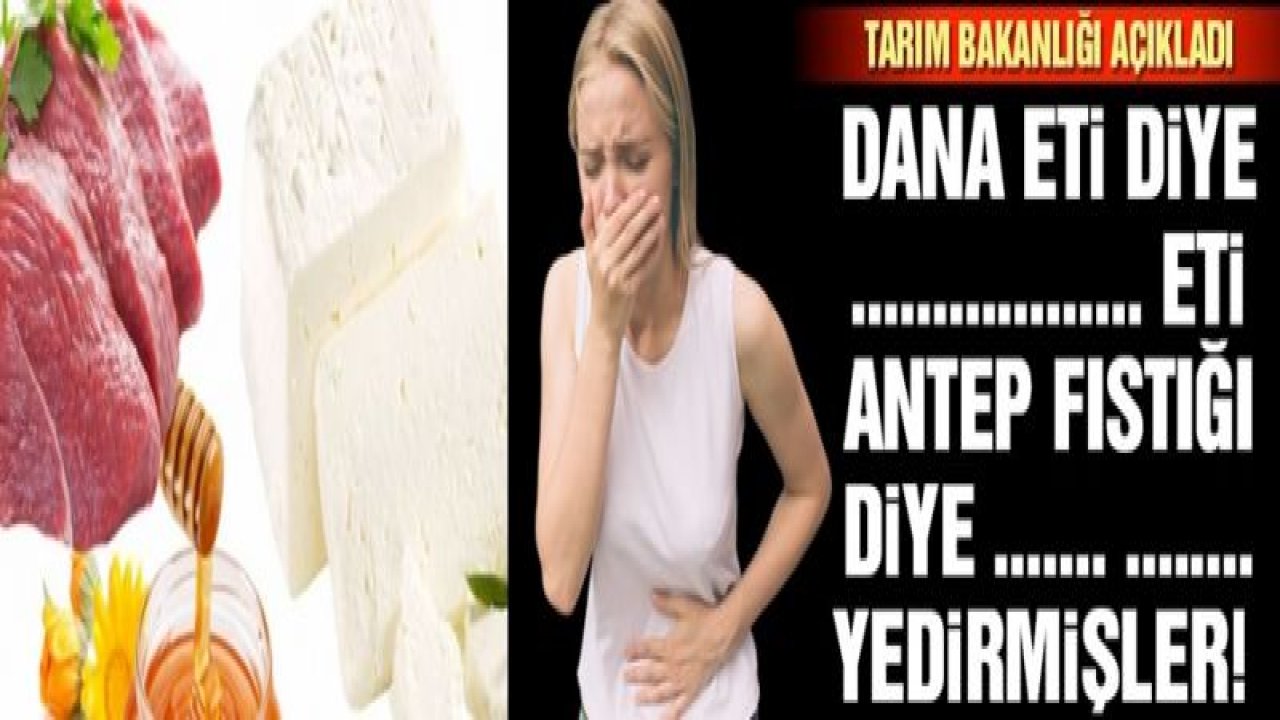 Gıda sahtekarları açıklandı! Dana diye domuz, Antep fıstığı diye yer fıstığı satmışlar