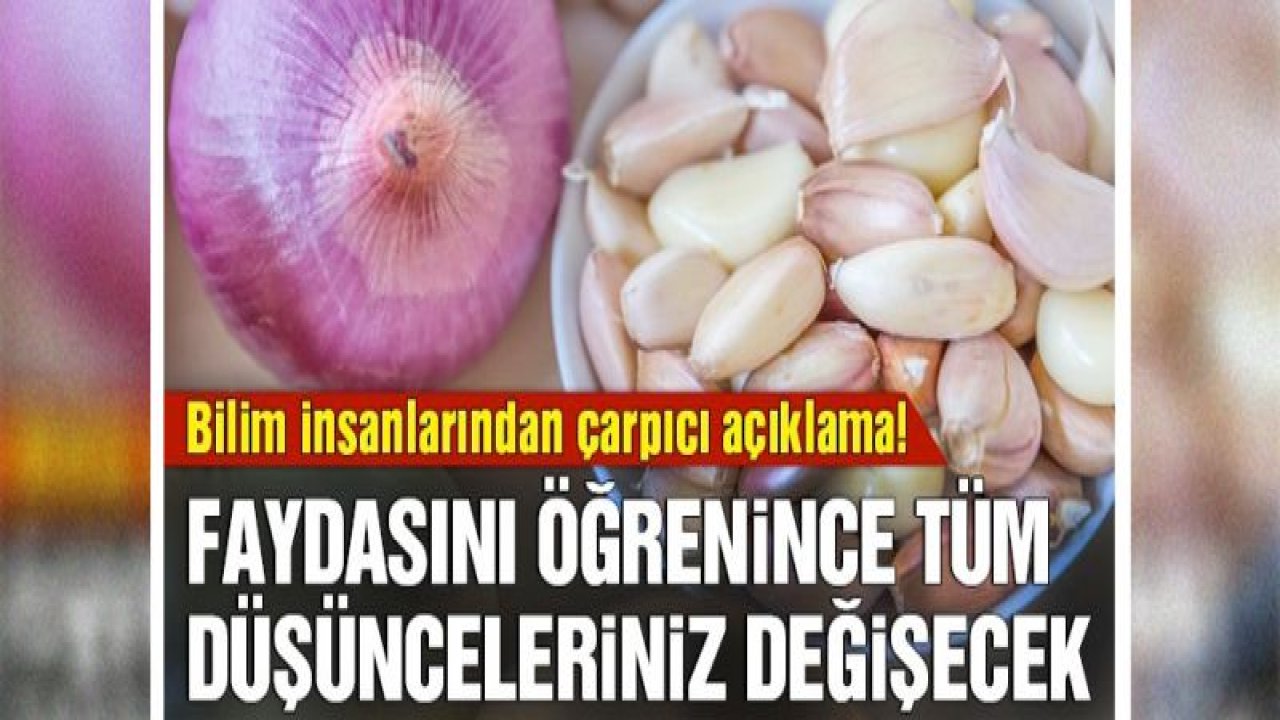 Çiğ soğan ve sarımsağın faydası!