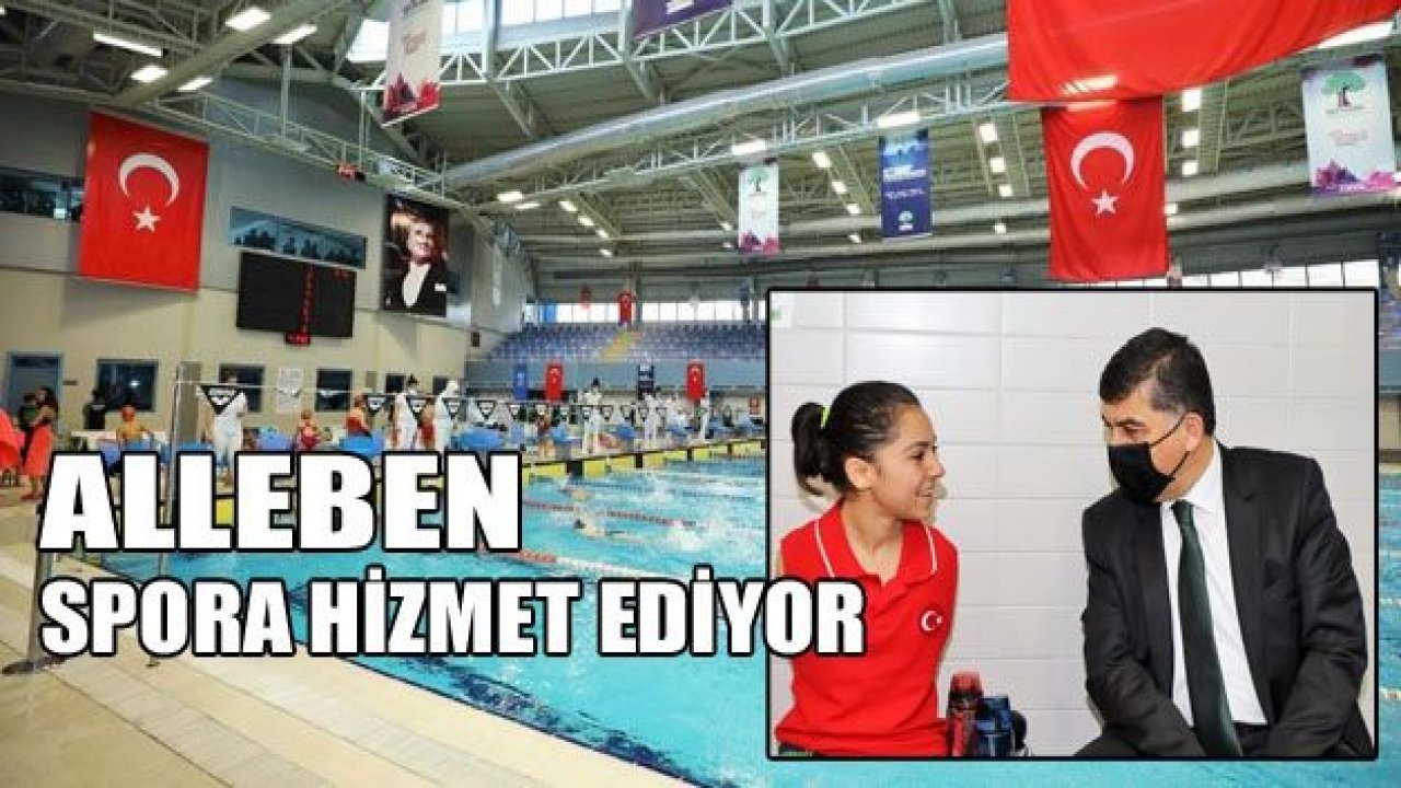 Alleben Yüzme Havuzu Türk sporuna hizmet ediyor