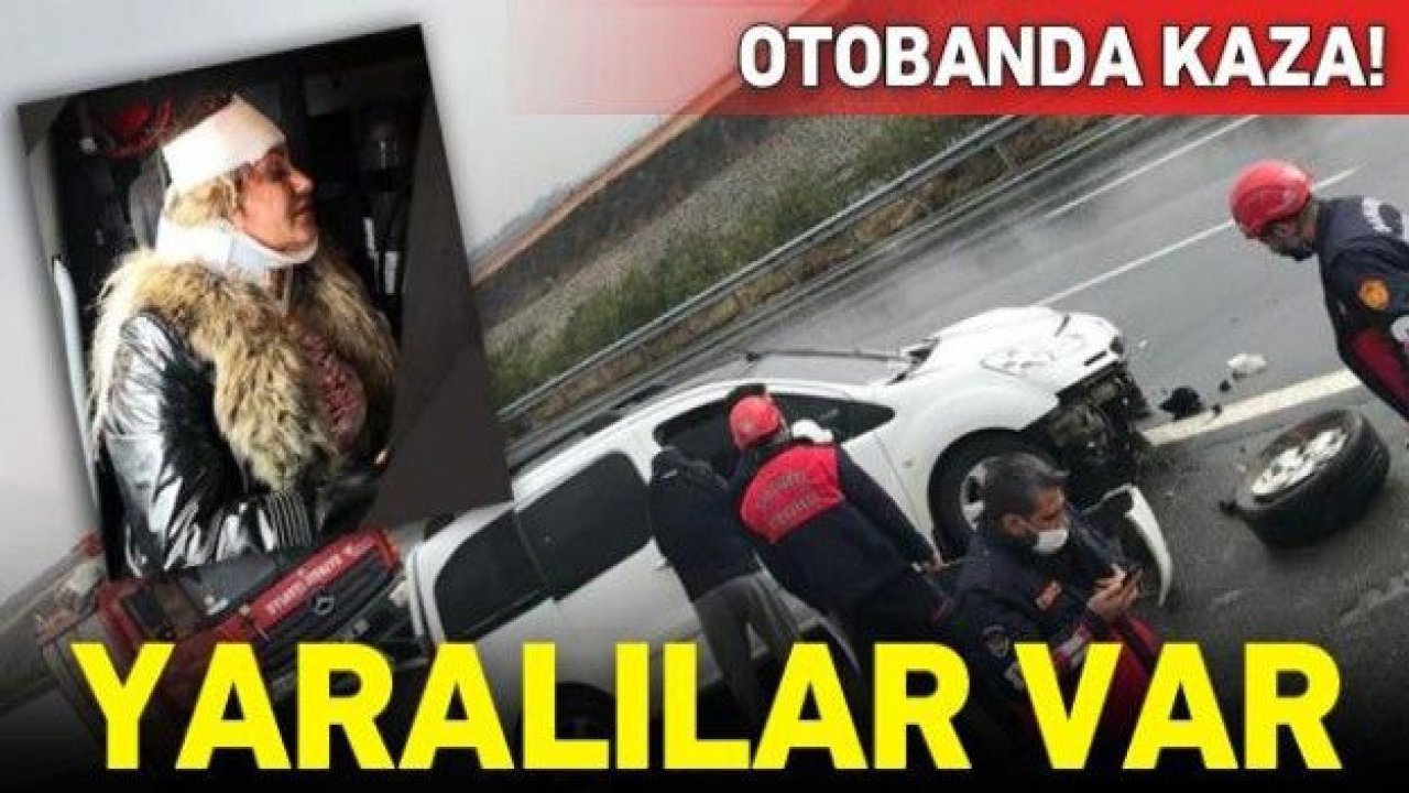 Otobanda feci kaza! Yaralılar var