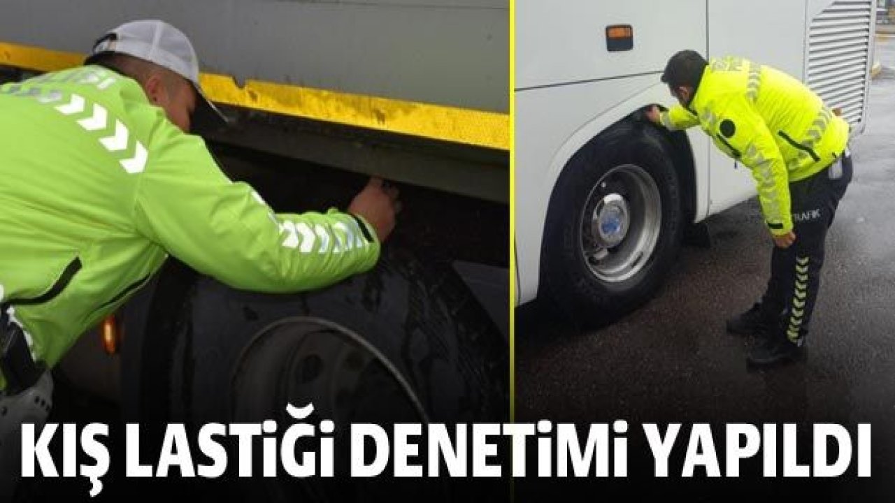 Gaziantep'te kış lastiği denetimi yapıldı