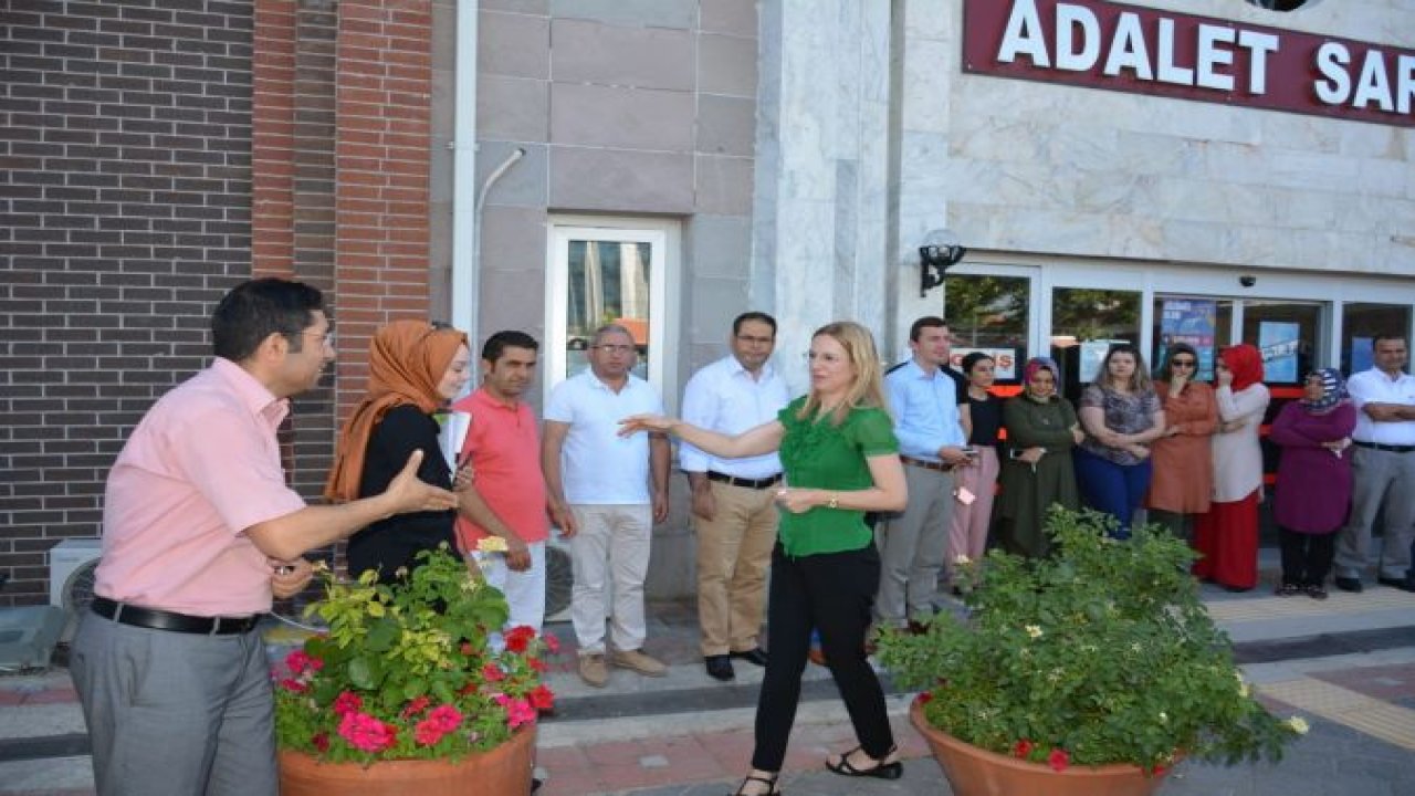 Başsavcı Çokdinç ve Hakim eşine hüzünlü veda