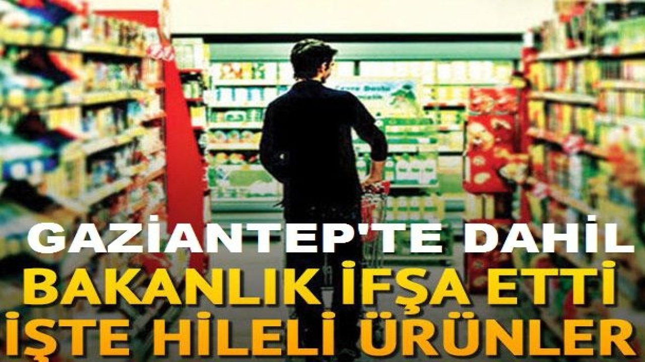 Tarım ve Orman Bakanlığı İfşa Etti...Taklit, Tağşiş ve İlaç etken maddesi kullanılan gıda maddesi kullanılan ürünler ve Firmalar açıklandı