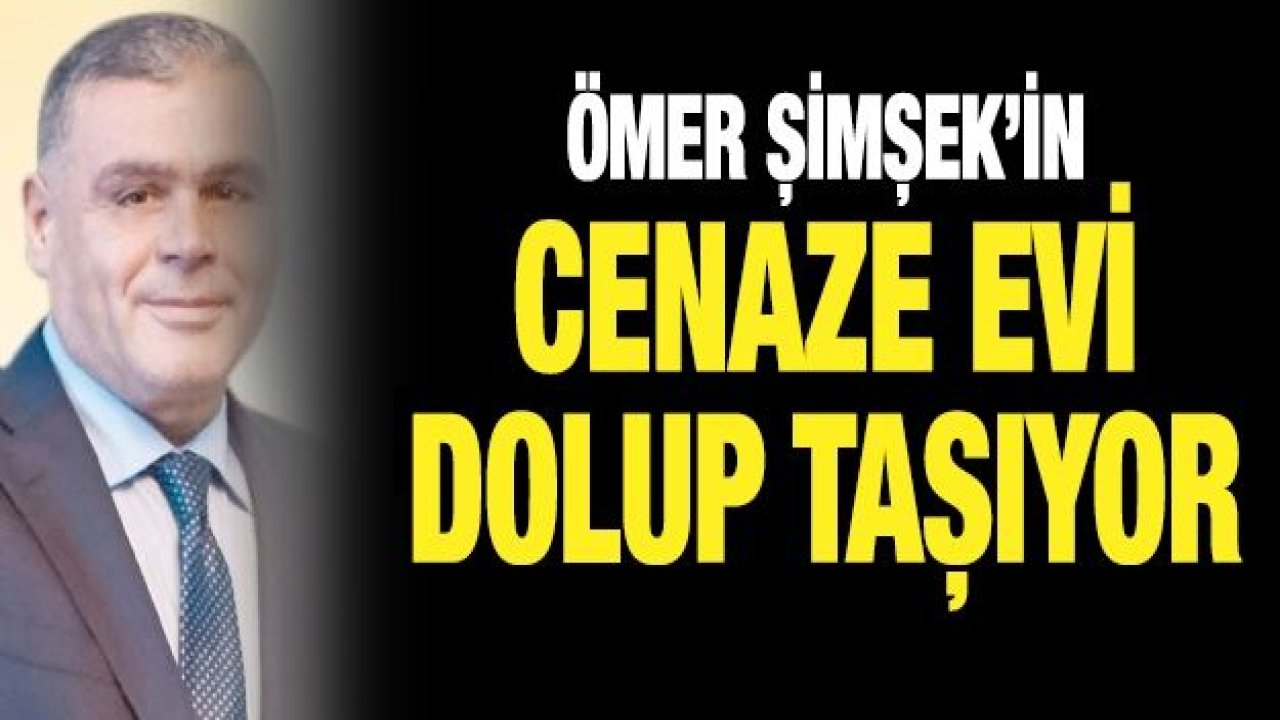 Ömer Şimşek’in cenaze evi dolup taşıyor