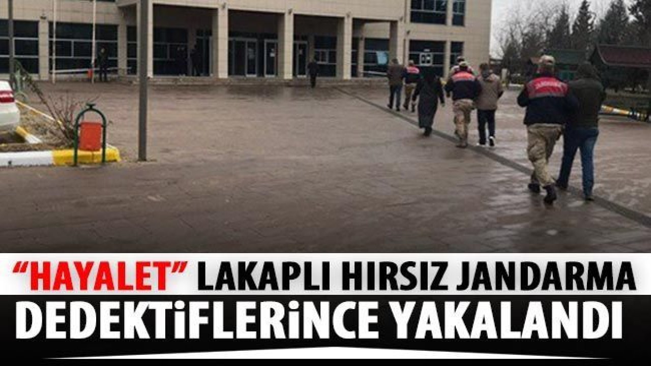 "Hayalet" lakaplı hırsızı jandarma yakalandı