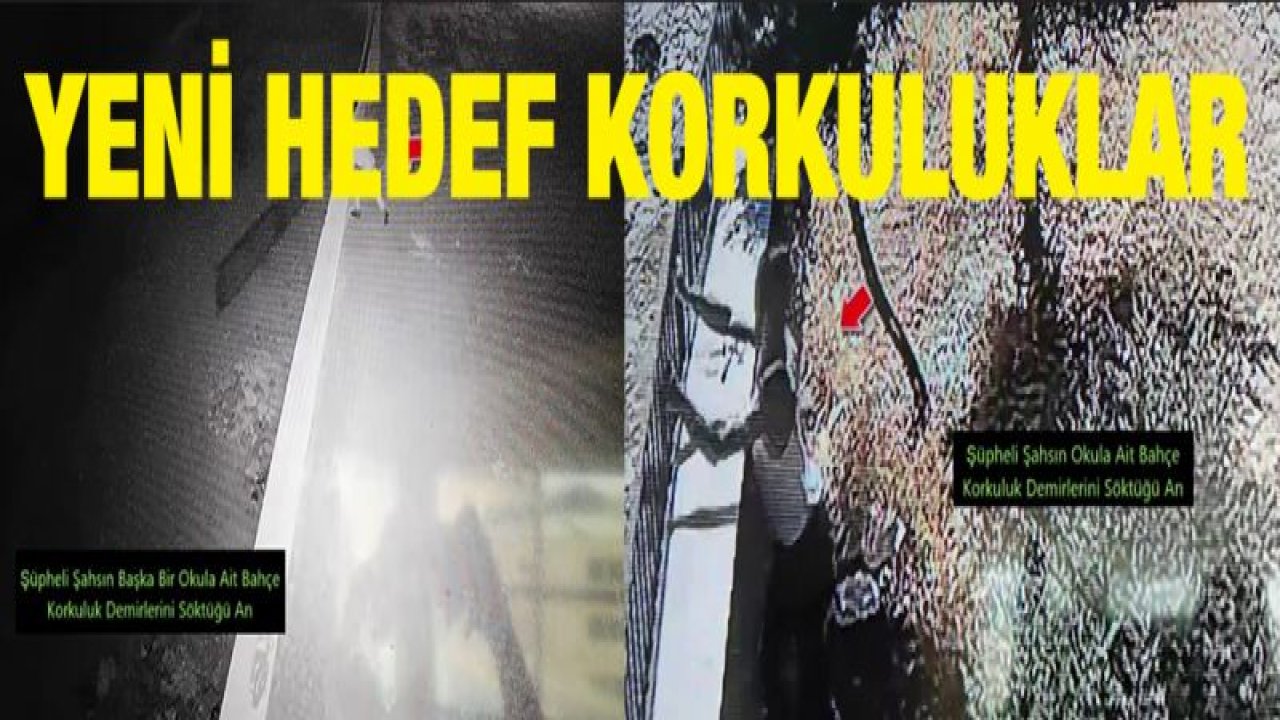 Hırsızların yeni hedefi okulların demir korkulukları