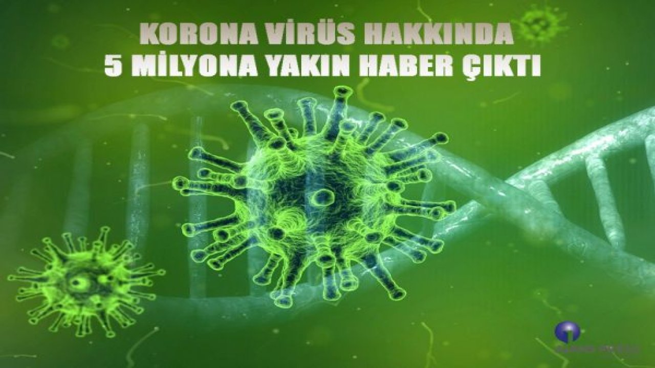 KORONA VİRÜS HAKKINDA 5 MİLYONA YAKIN HABER ÇIKTI