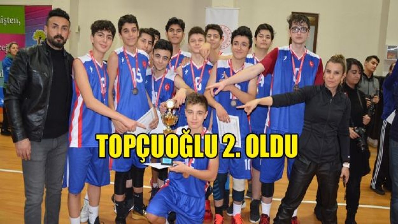 Vedat Topçuoğlu Anadolu Lisesi Basketbolda il ikincisi