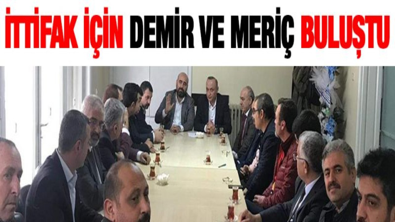 İttifak için Demir ve Meriç buluştu