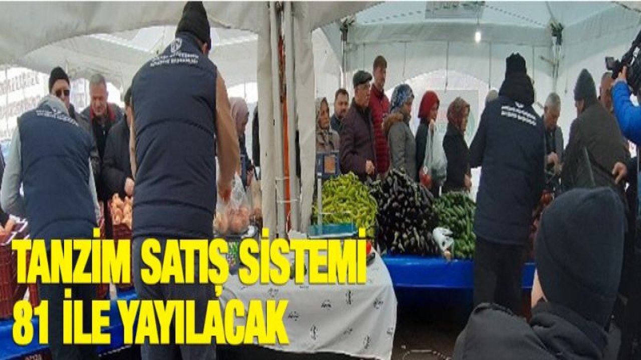 Tanzim satış sistemi 81 ile yayılacak