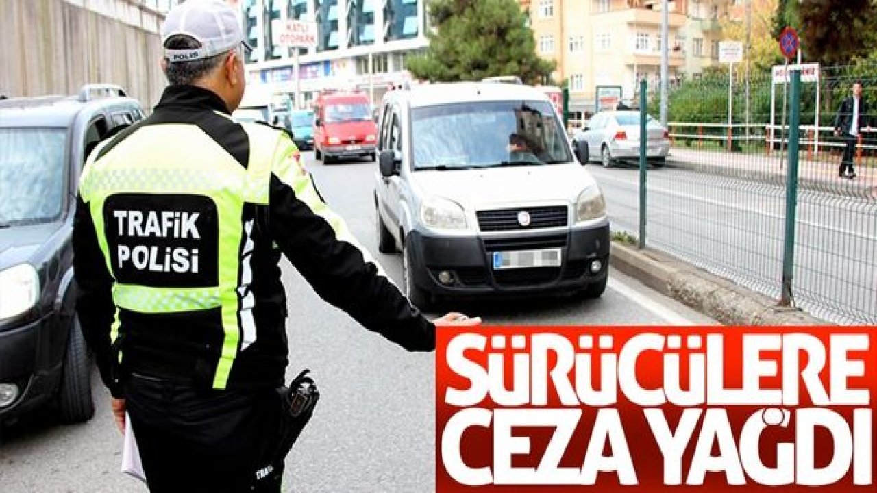 Gaziantep'te 1111 sürücüye ceza yağdı