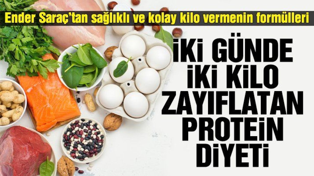 Kısa sürede sıkılaşmak için protein diyeti