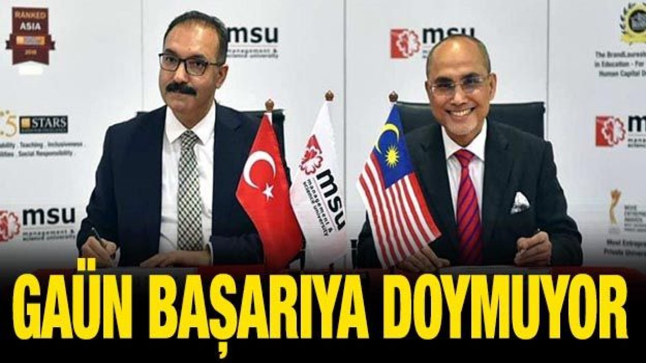 GAÜN başarıya doymuyor