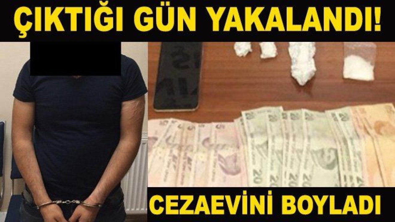 Ceza evinden çıkar çıkmaz aynı suçtan tutuklandı