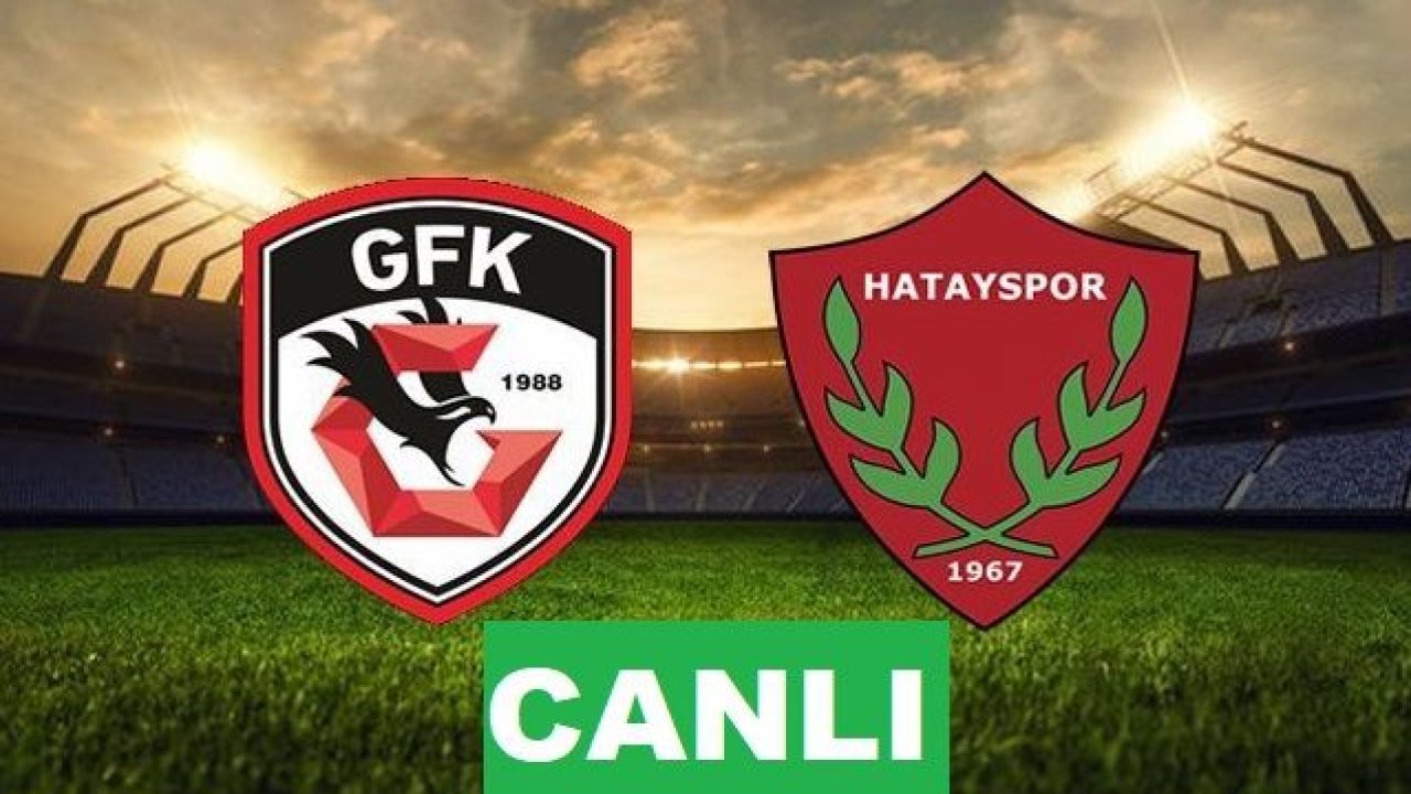 Canlı İzle...Gaziantep FK 1-1 Hatayspor... Maç Sonucu...Süper Lig'de 21. hafta maçında Gaziantep FK - Hatayspor Canlı Anlatım...Canlı Skor İlk Yarı Sonucu