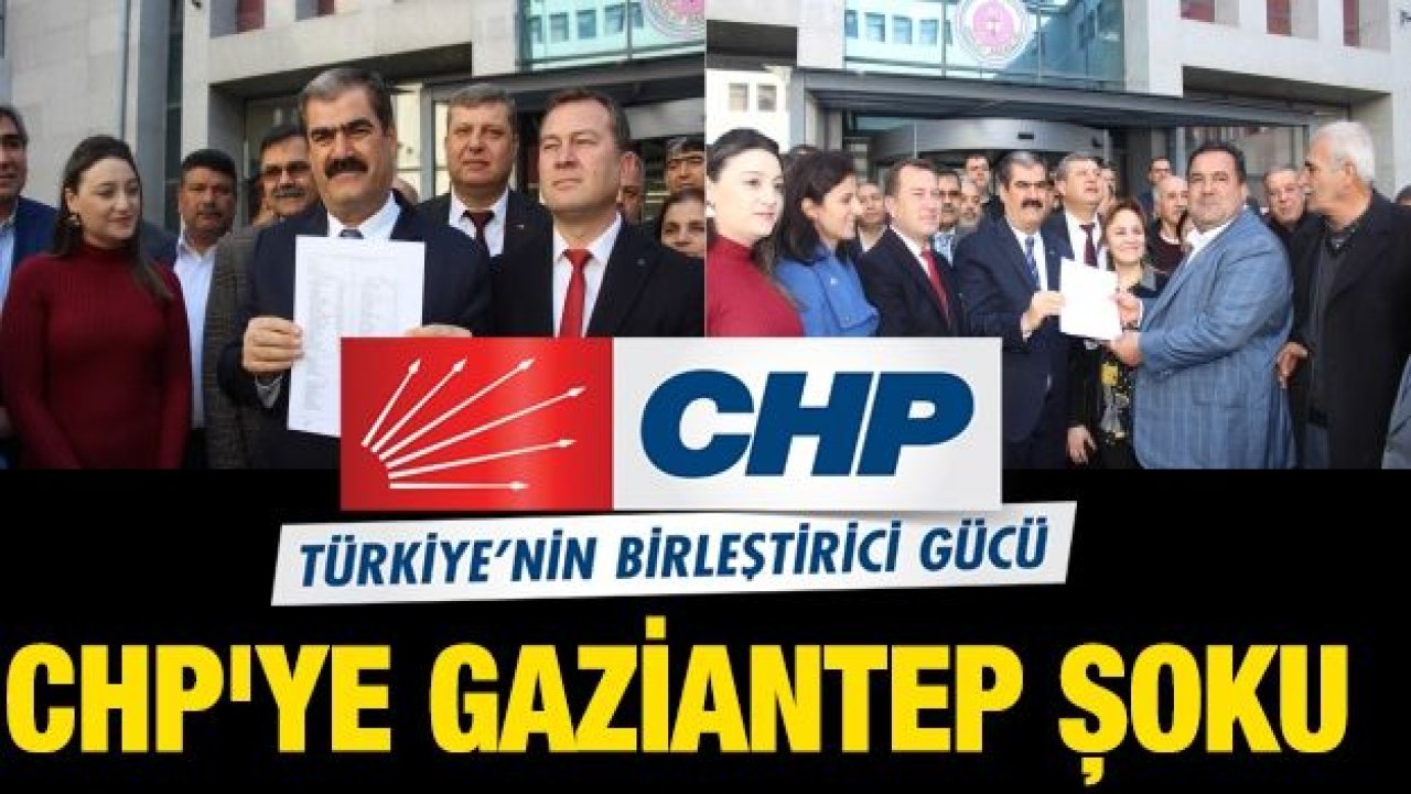 CHP'ye Gaziantep şoku