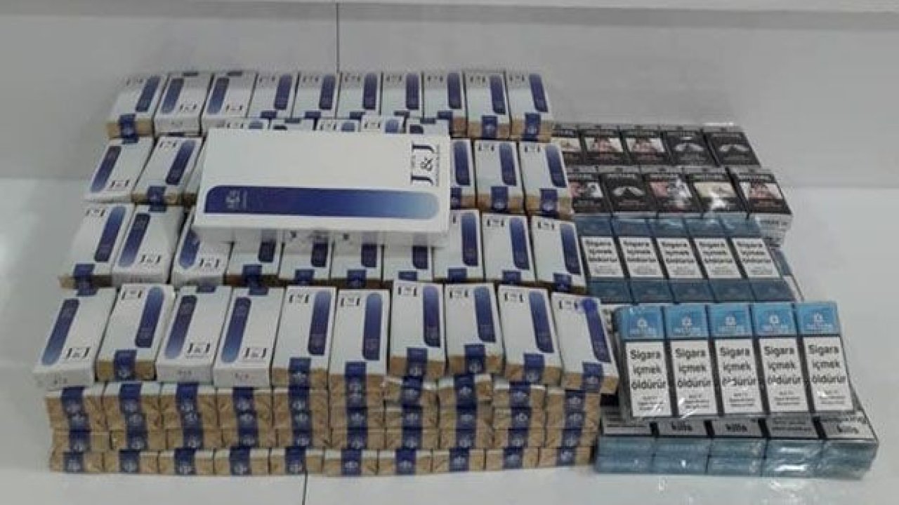 Sınır kapısında 800 paket kaçak sigara ele geçirildi