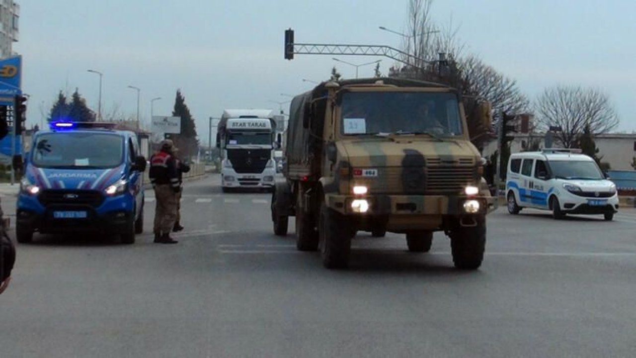 Sınırda dikkat çeken hareketlilik! Askeri sevkiyat sürüyor…