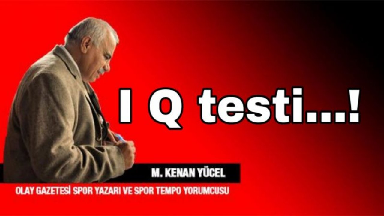 I Q Testi..!