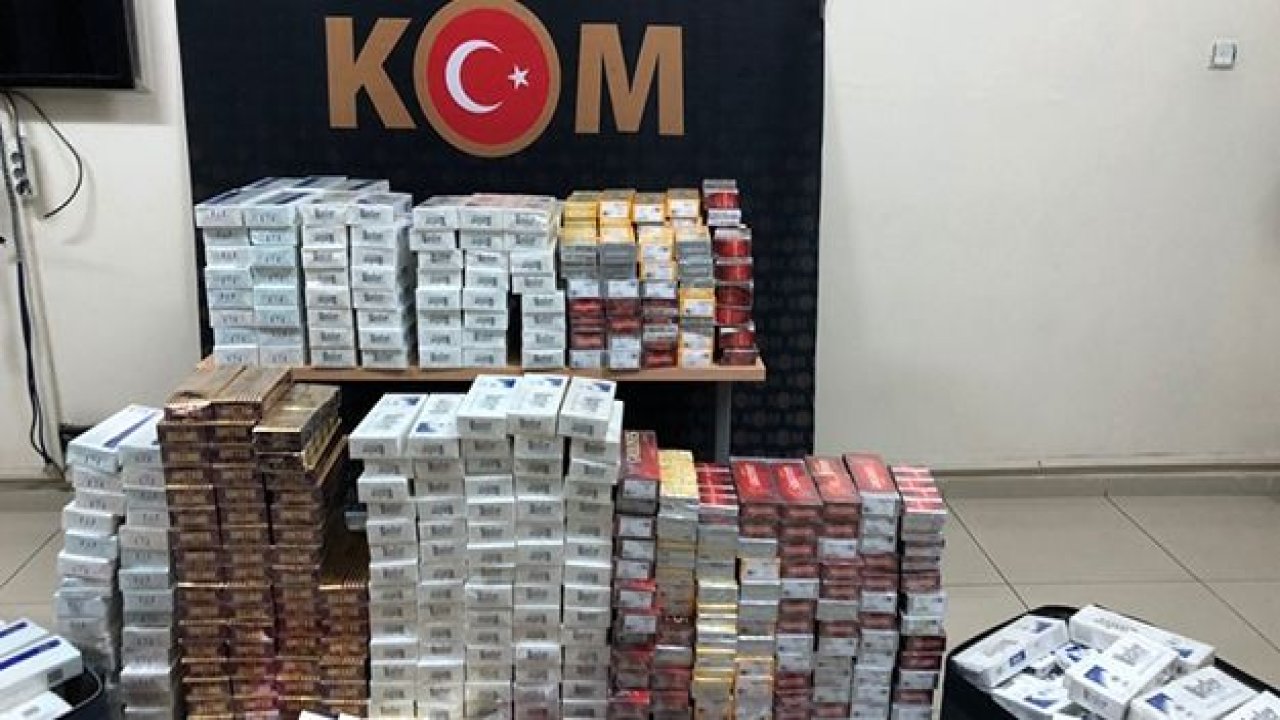 6.100 Paket Gümrük Kaçağı Sigara Ele Geçirildi, 1 Şüpheli Yakalandı