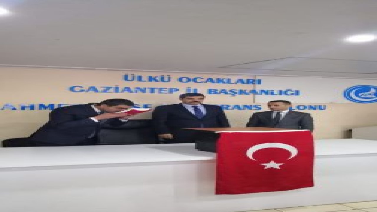 GAZİANTEP ÜLKÜ OCAKLARINDA BAYRAK DEĞİŞİMİ