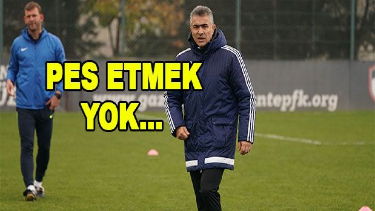 ALTIPARMAK : PES ETMEK YOK