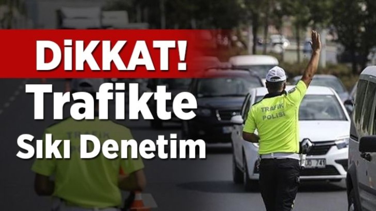 Gaziantep'te trafik denetimleri