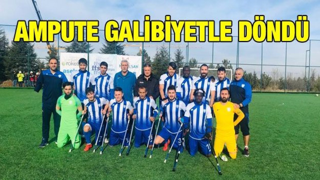 Şahinbey Ampute deplasmandan galibiyetle döndü