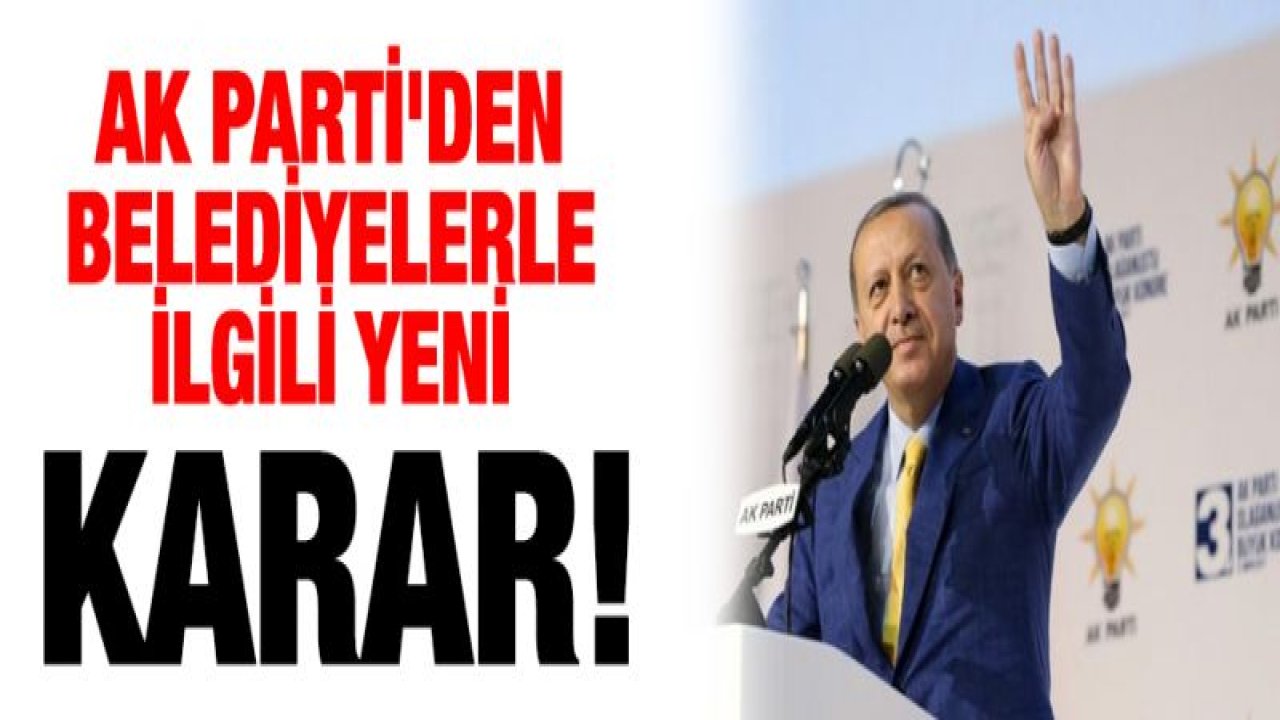 AK Parti yerel yönetimlerde kolları sıvadı