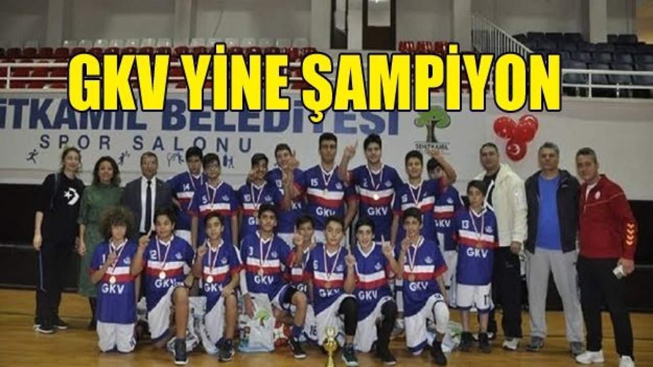 GKV, U14’te yine şampiyon