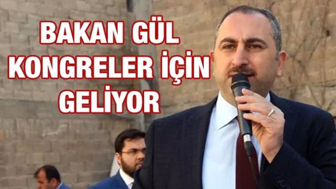 Bakan Gül Şahinbey ve Şehitkamil İlçe Başkanlığı kongreleri için geliyor