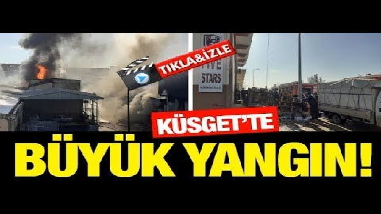 Gaziantep 'te KÜSGET'te Bulunan Bir Boya İmalathanesinde Çıkan Yangın Korkuttu..!