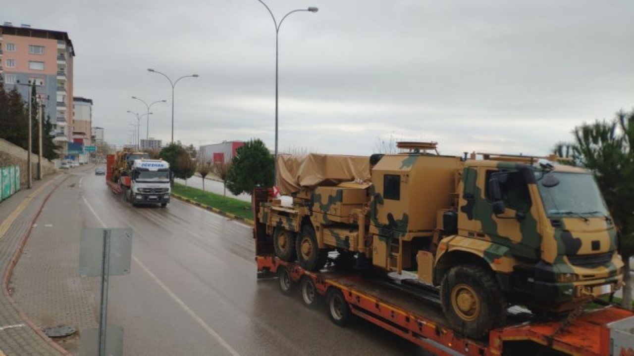 Gaziantep'ten İdlib’e zırhlı araç sevkıyatı