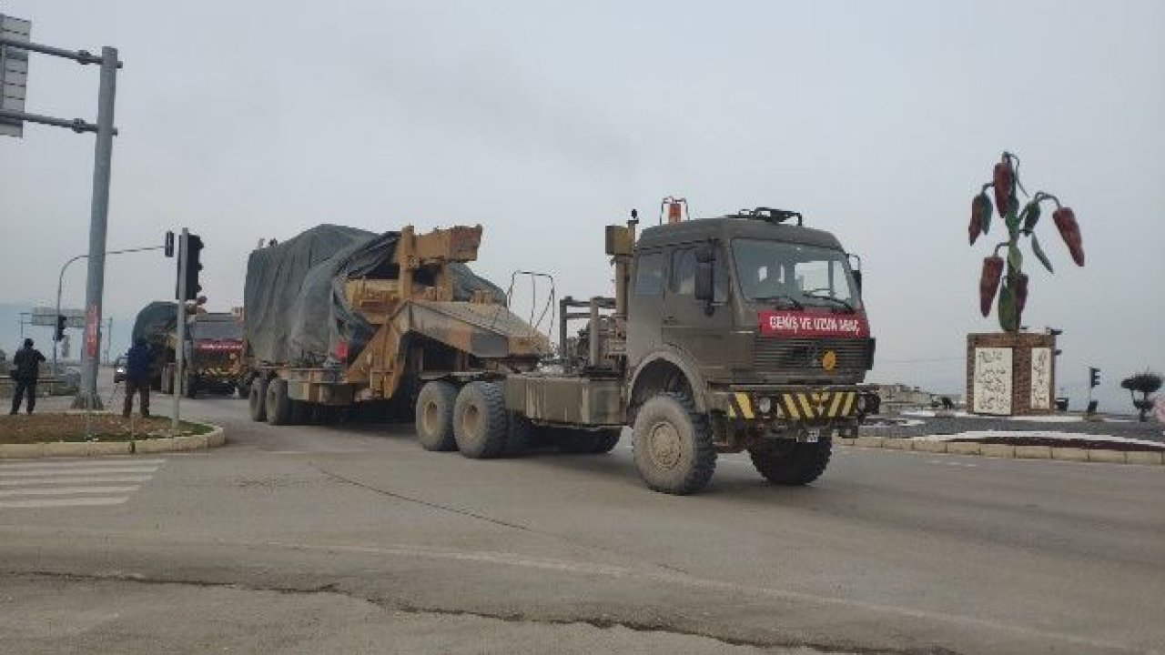 Sınır birliklerine tank sevkiyatı