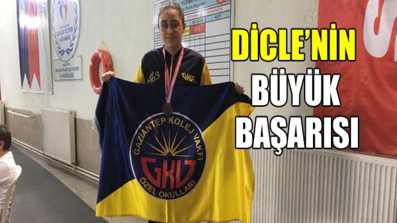 GKV'li Dicle Su Sertpolat'ın yüzme başarısı