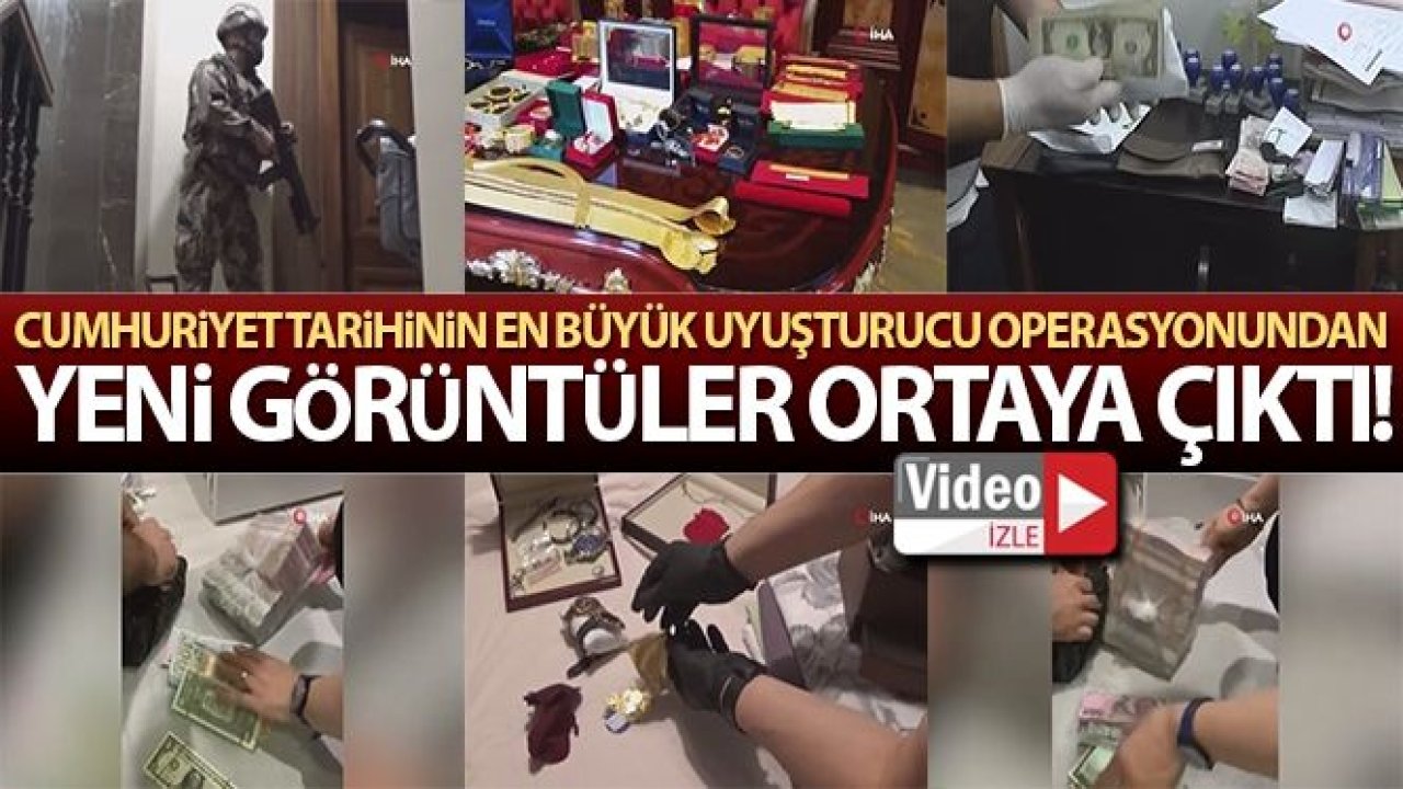 281 taşınmaza el konulan 'Bataklık' operasyonundan yeni görüntüler ortaya çıktı