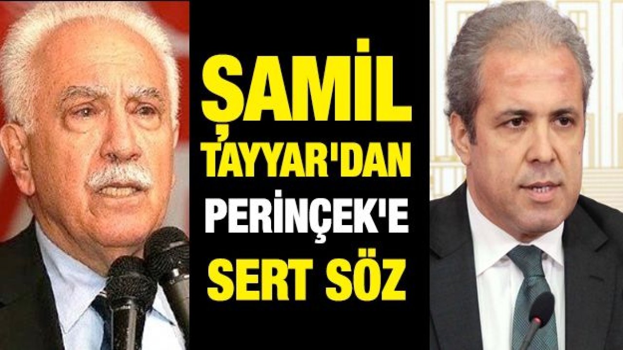 Şamil Tayyar'dan Perinçek'e sert söz