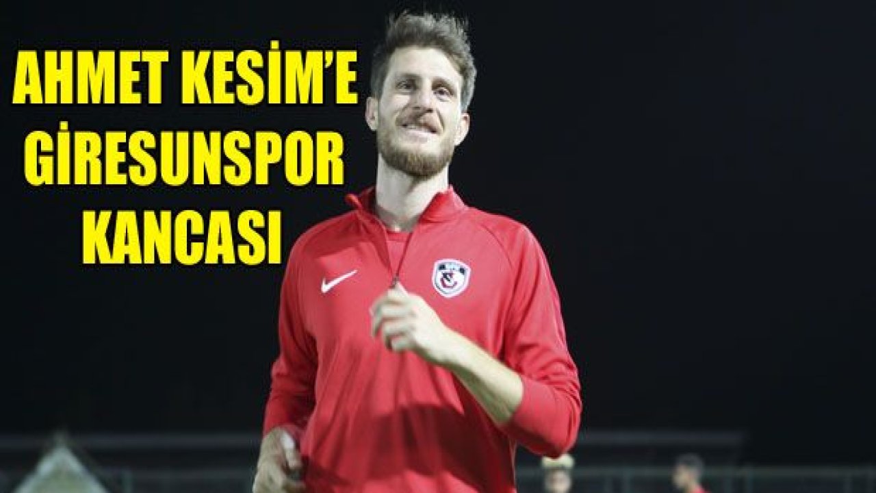 Ahmet Kesim'e Giresun kancası