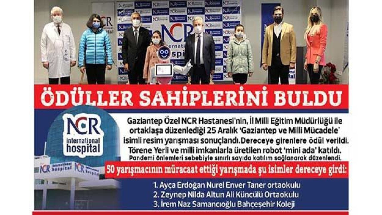 ÖDÜLLER SAHİPLERİNİ BULDU