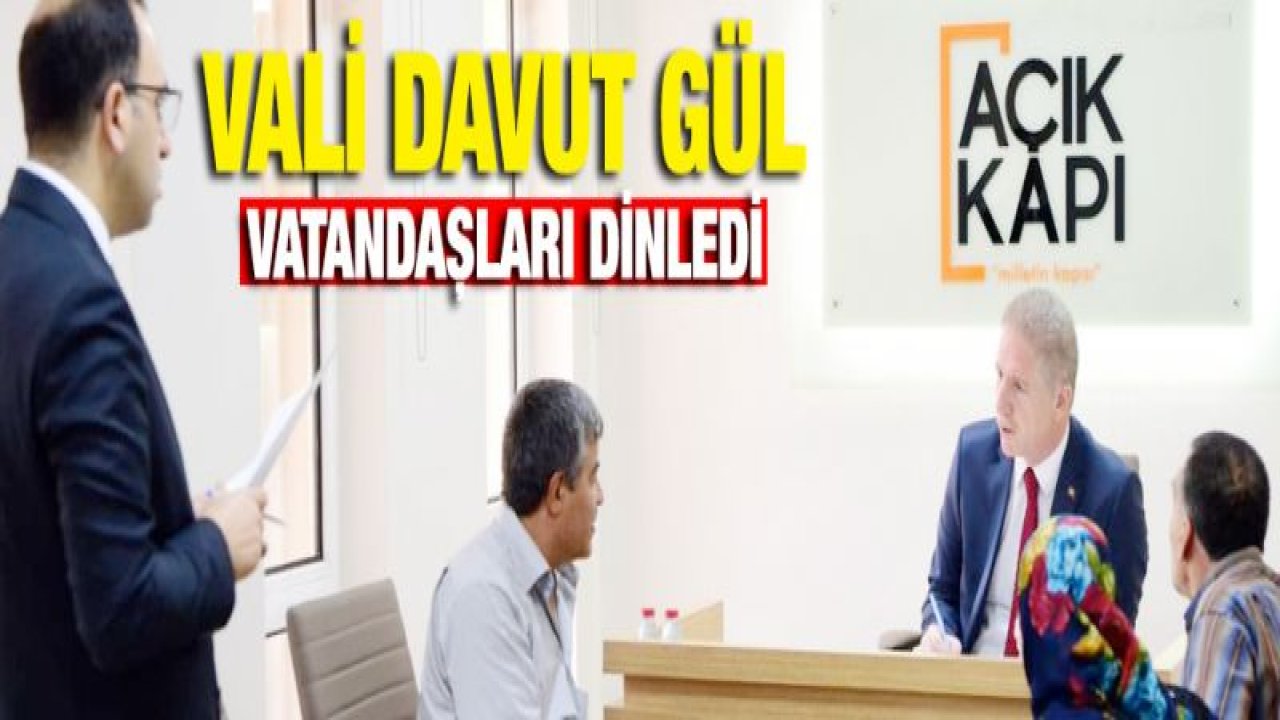 Vatandaşın valisi GÜL