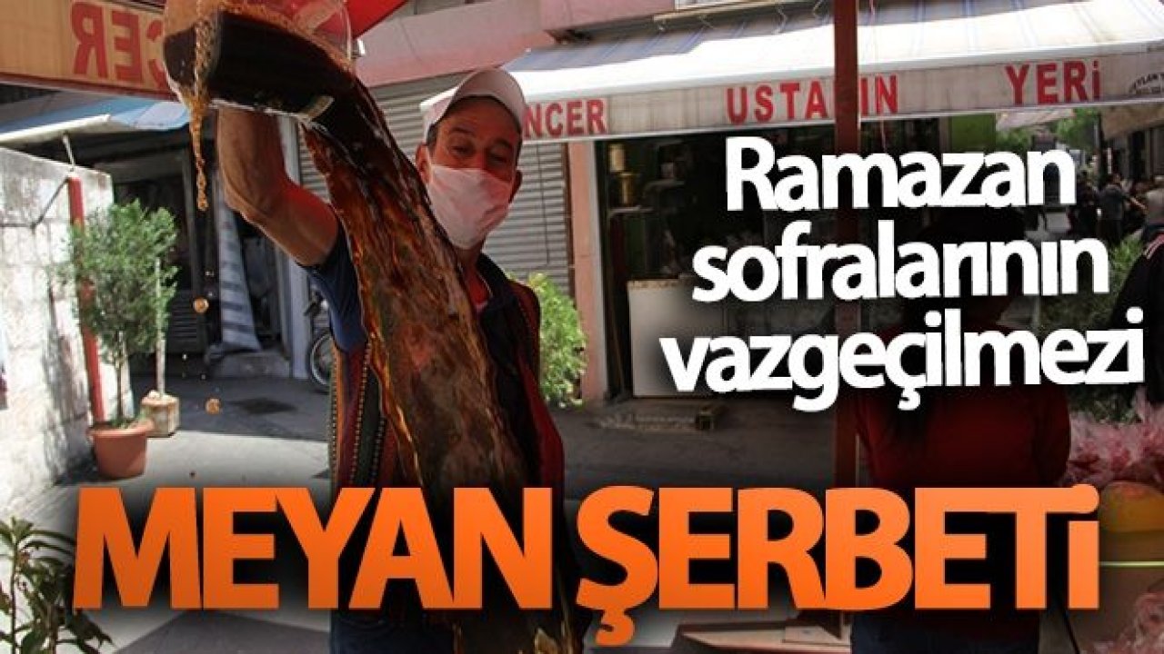 Ramazan sofralarının vazgeçilmezi: Meyan şerbeti