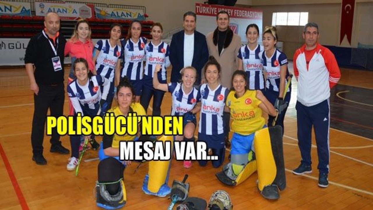 Polisgücü sporcularından anlamlı mesajlar