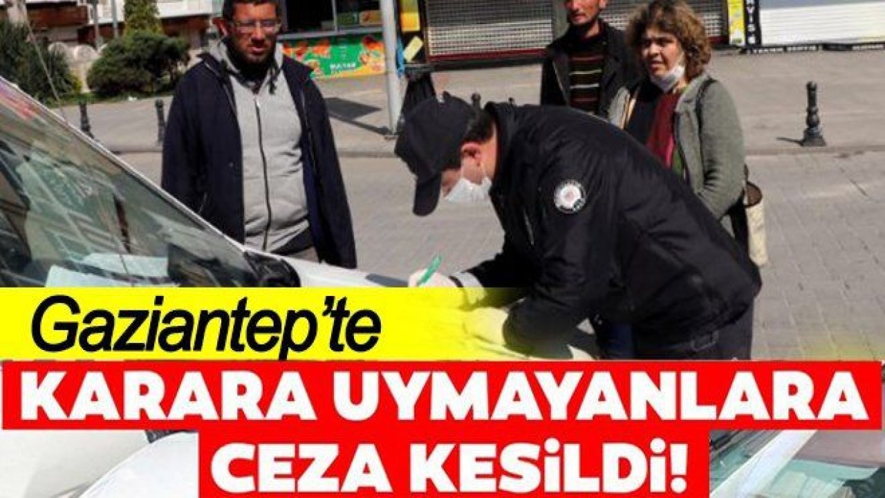 Gaziantep'te 256 kişiye sosyal mesafe cezası