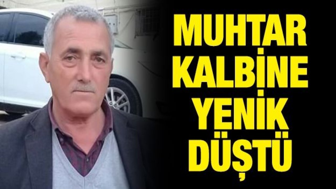 Muhtar kalbine yenik düştü