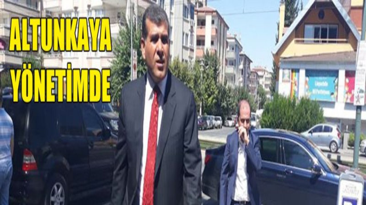 Mahsum Altunkaya yönetimde