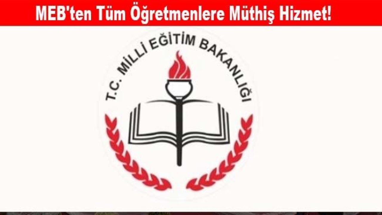 Öğretmen kitaplığı erişime açıldı MEB'ten tüm öğretmenlere müthiş hizmet!