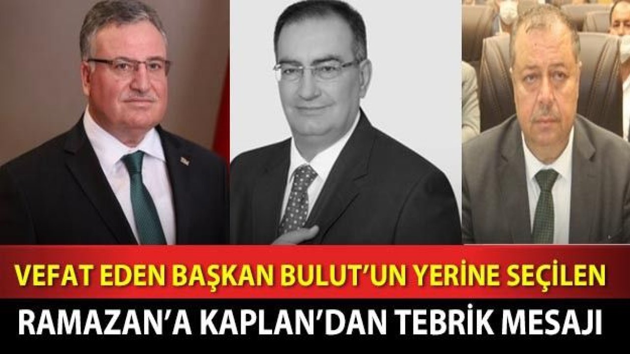 Vefat eden Kilis Belediye Başkanı Abdi Bulut’un yerine seçilen Servet Ramazan