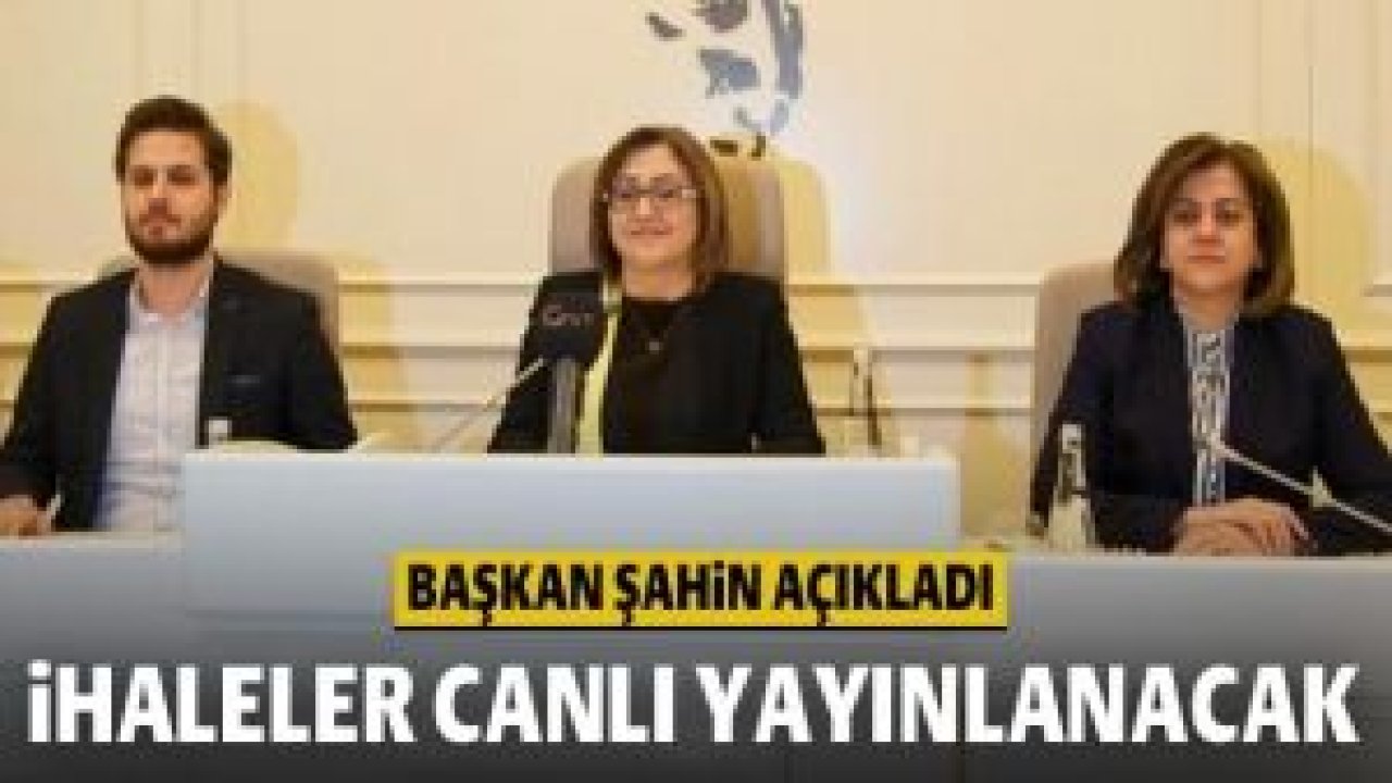 Fatma Şahin Açıkladı İstanbul-Ankara Gibi İhaleler Canlı Yayınlanacak